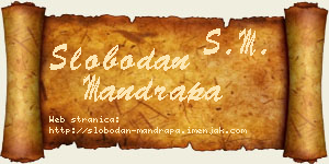 Slobodan Mandrapa vizit kartica